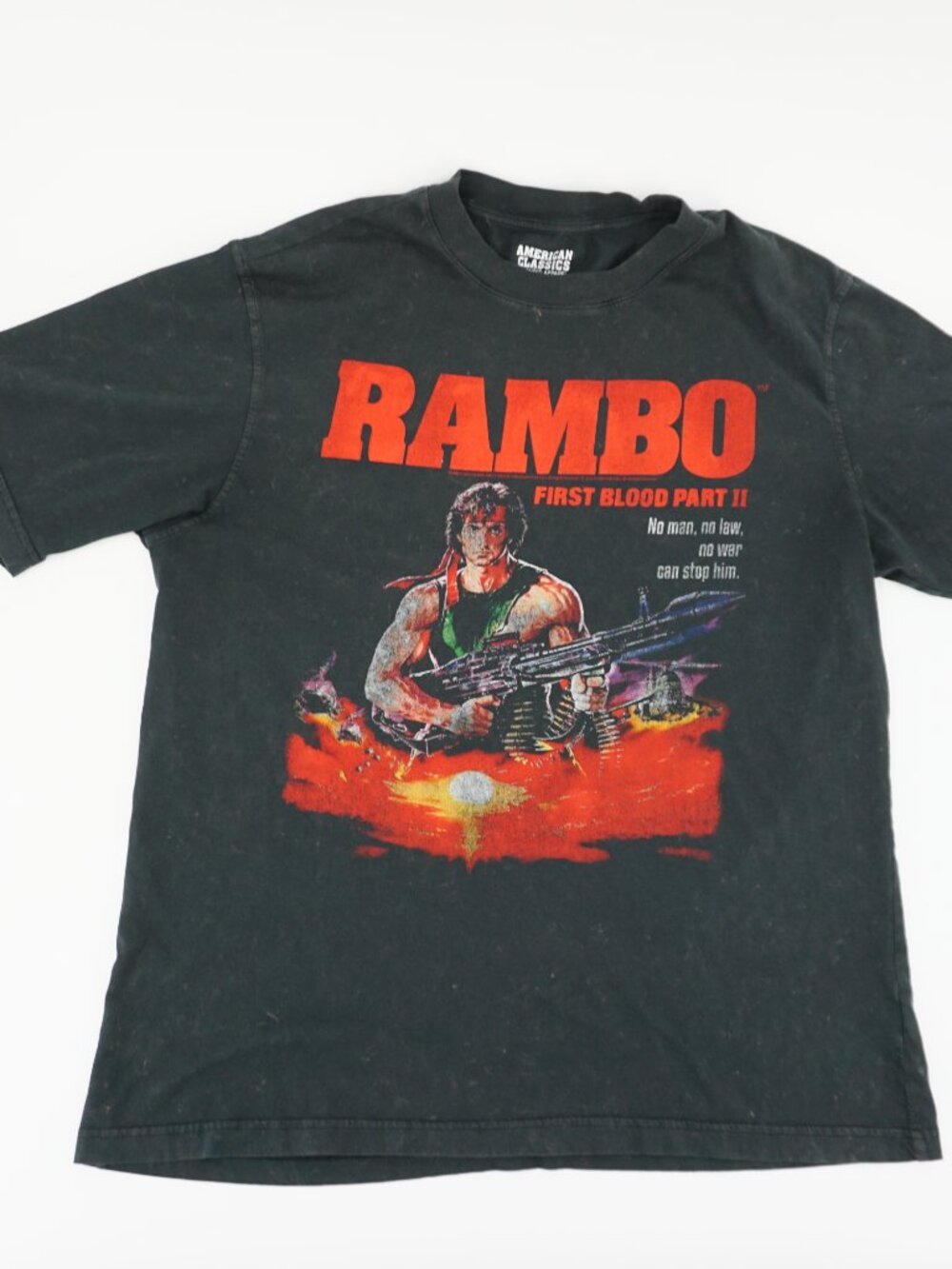 Rambo First Blood Part 2 Men's T Shirt Movie Poster Merch Small